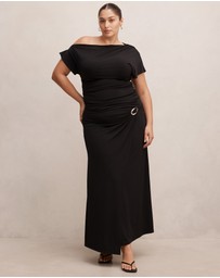 Forever New Curve - Sofia Curve Hardware Wrap Skirt