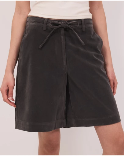 Calli - Arlo Faux Suede Shorts