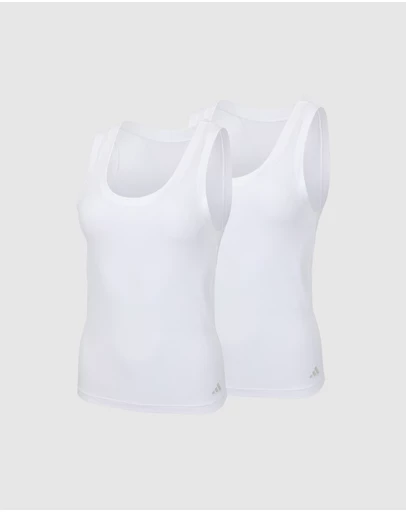 adidas Sportswear - 2 Pack Active Modal Comfort Tank Top With Cotton