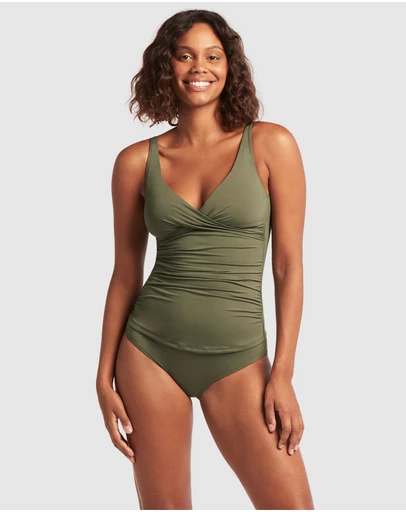 Sea Level Australia - Essentials Cross Front Tankini Top