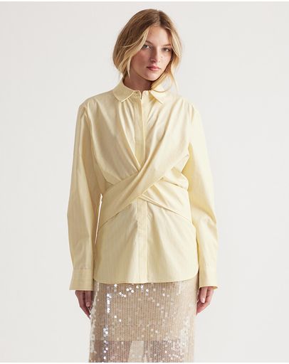 Lemon Fine Stripe