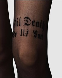 High Heel Jungle - Till Death Do Us Part Premium Tights