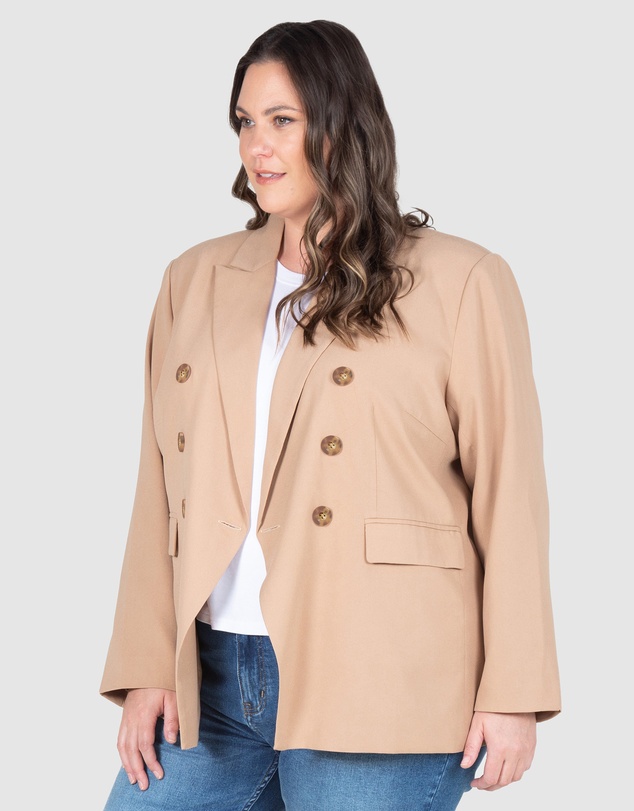 Love Your Wardrobe - Charlie Double Breasted Blazer