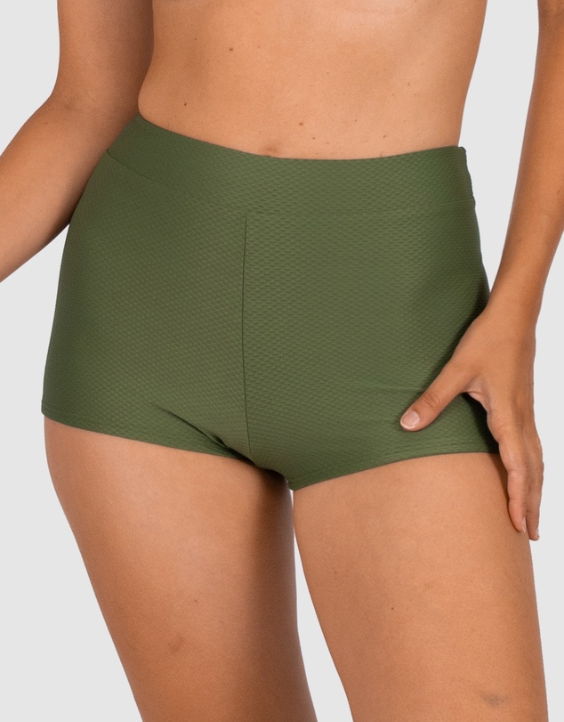 Baku Swimwear - Rococco High Waist Boyleg Bikini Bottom