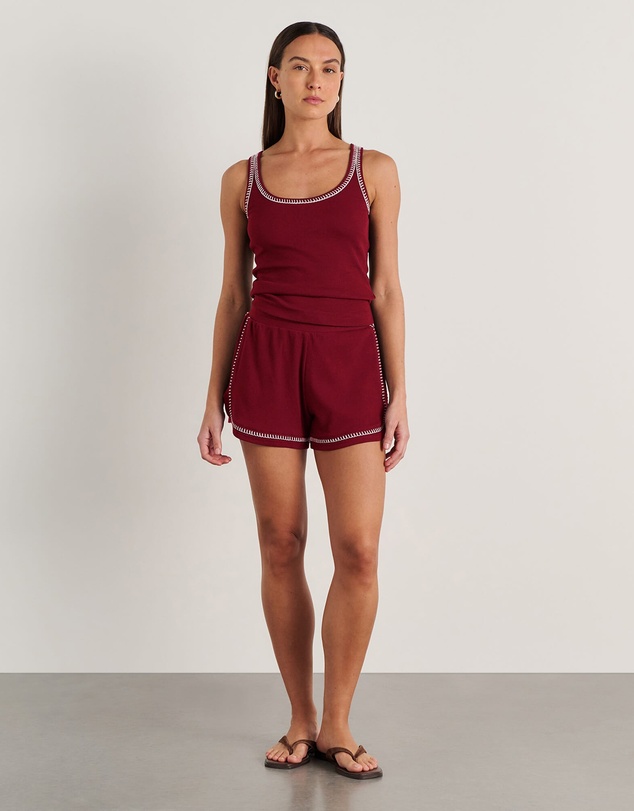 Jag - Celina Blanket Stitch Tank