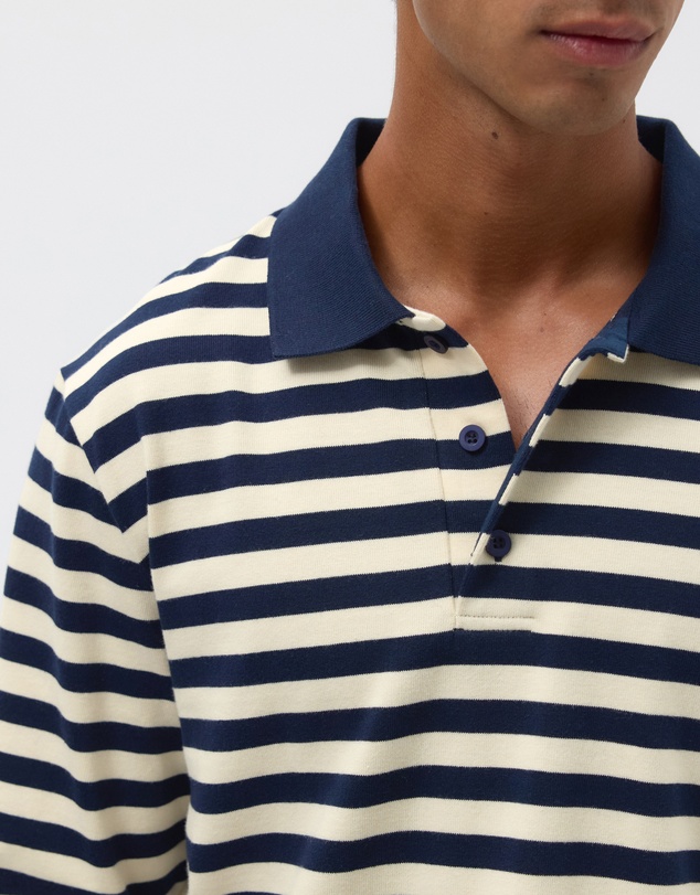 AERE - Organic Cotton Rugby Polo
