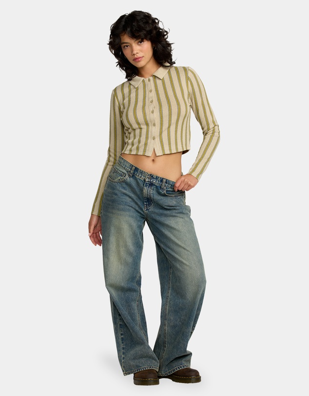 RVCA - Womens Willow Long Sleeve Shirt
