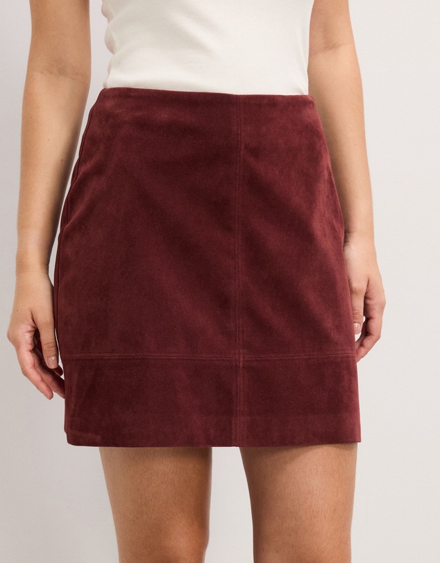 The Fated - Corina Suede Mini Skirt