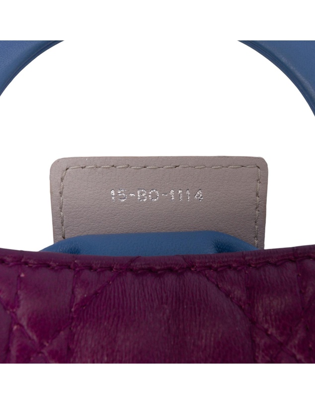 Pre-Loved by Azura Reborn - Pre-Loved Medium Tricolor Lambskin Cannage Lady Dior