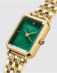Rosefield - The Octagon XS - Gold with Green Dial