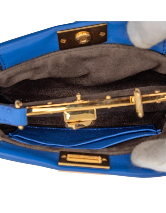 Pre-Loved by Azura Reborn - Pre-Loved Micro Shiny Nappa Peekaboo Iconic Satchel
