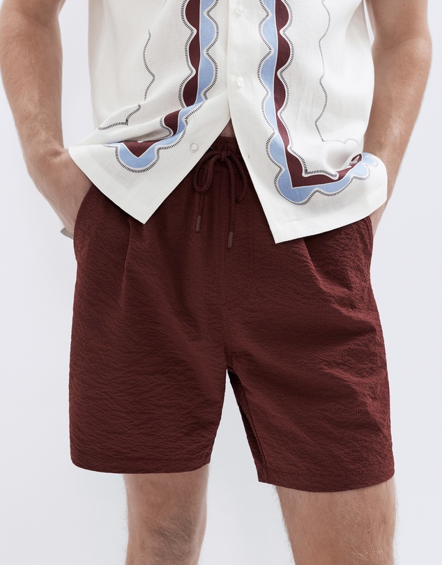 UNISON - Seersucker Swim Short