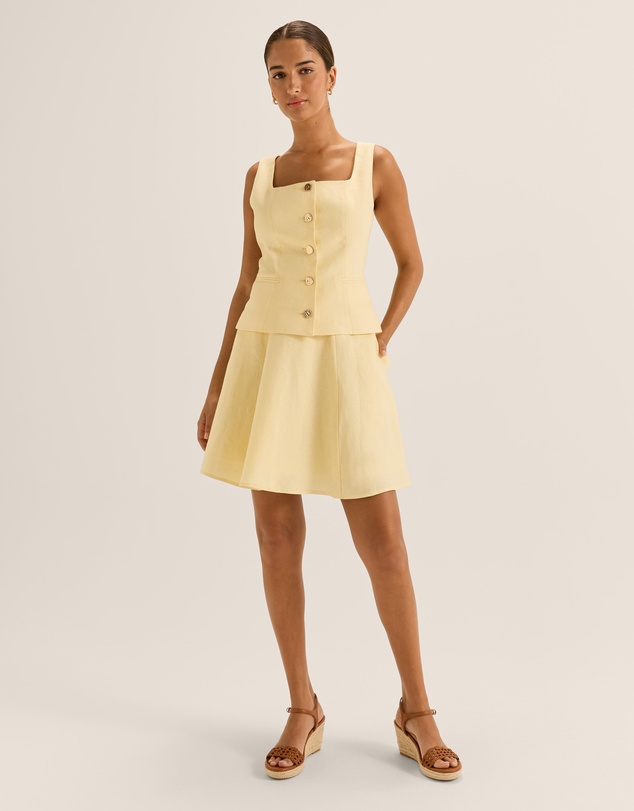 Review - Norah Linen Mini Skirt