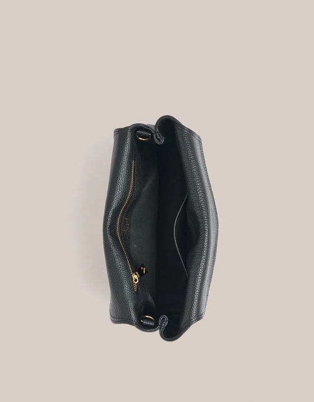 VESTIRSI - Sloane Black Leather Convertible Clutch