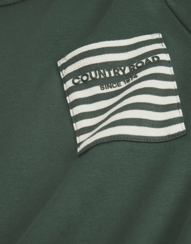 Country Road - Cotton Long Sleeve Pocket T-shirt