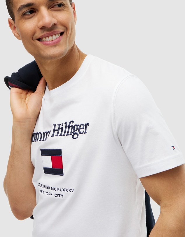 Tommy Hilfiger - Logo Embroidery Jersey T-Shirt
