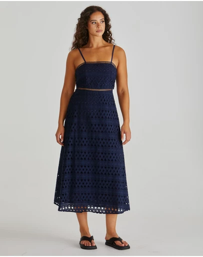 Sass - Kali Broderie Dress