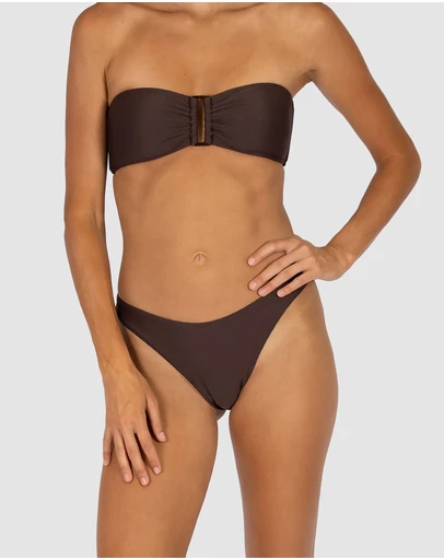 Baku Swimwear - Rococco 80s Rio Scoop Bikini Bottom