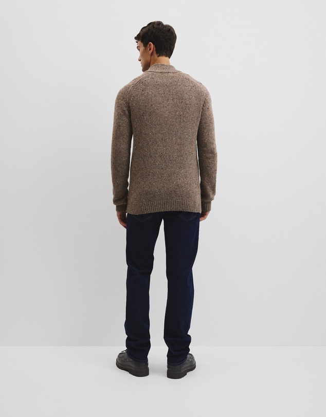 Country Road - Merino Nep Quarter Zip Knit
