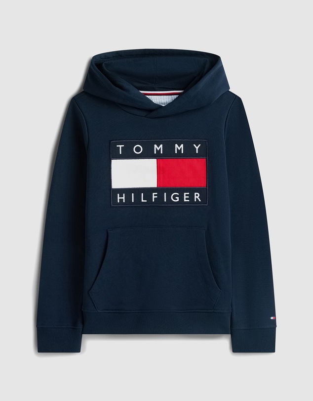 Tommy Hilfiger - Heritage Flag Badge Terry Hoody - Kids