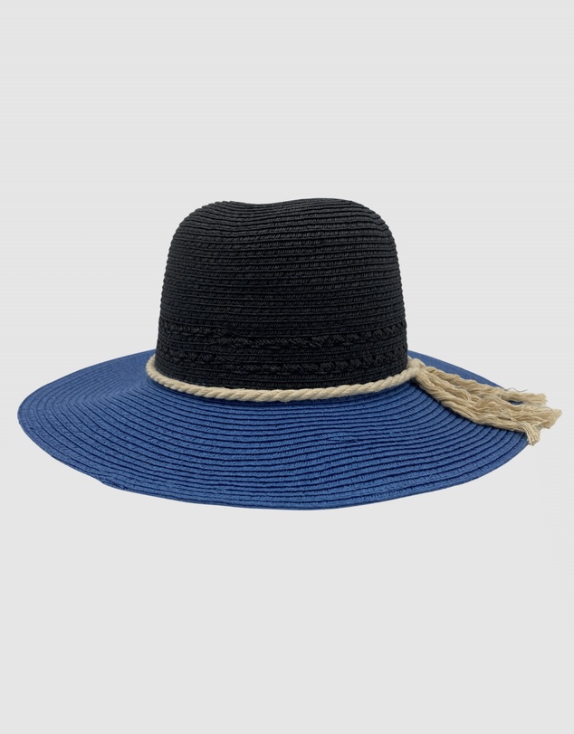 Jacaru - Jacaru 1870 Black & Blue Ladies Hat