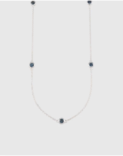 Von Treskow - London Blue Topaz Orbit Necklace