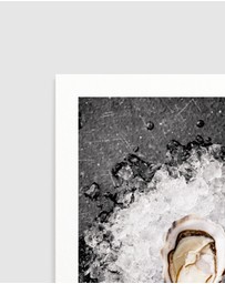 Olive et Oriel - Oysters on Ice Art Print