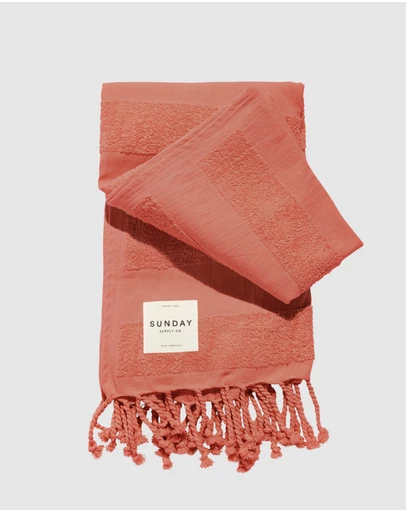 Sunday Supply Co - Terracotta Beach Towel