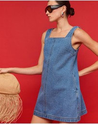 Staple the Label - Cassia Denim Mini Dress