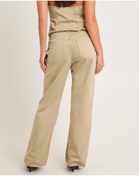Subtitled - Alexa Mid Rise Relaxed Denim Jeans