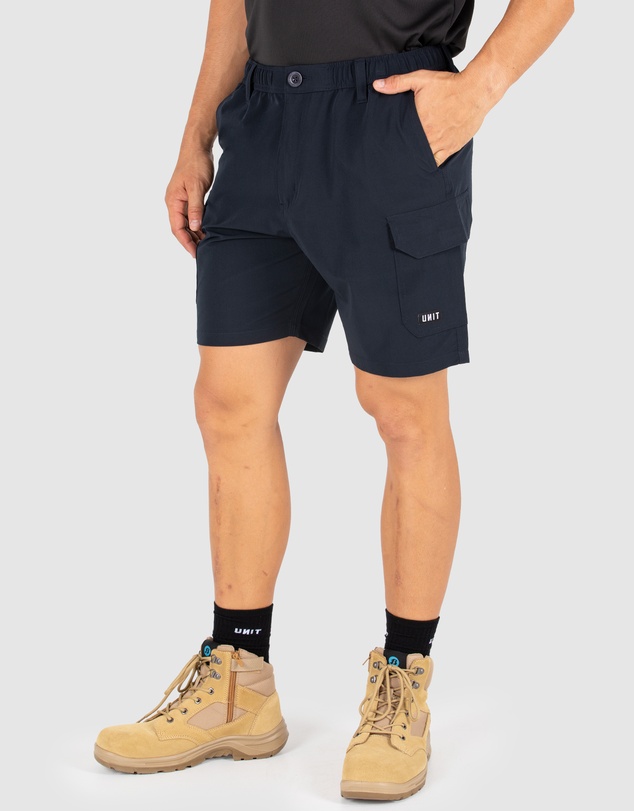 UNIT Workwear - UNIT Flexlite Mens Lightweight Cargo Shorts