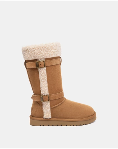 EVERAU - Australian Shepherd Ugg Tall Nordel Cow Suede Upper UGG Boots