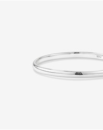 Michael Hill - 3.7mm Width Solid Round Baby Bangle in Sterling Silver