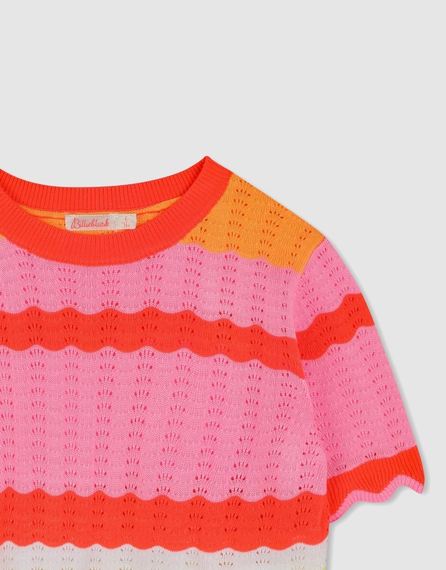Billieblush - Short Sleeves Sweater Jumper - Kids-Teens