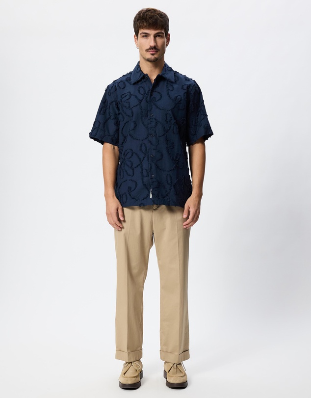 Scotch & Soda - Jacquard Short Sleeve Shirt