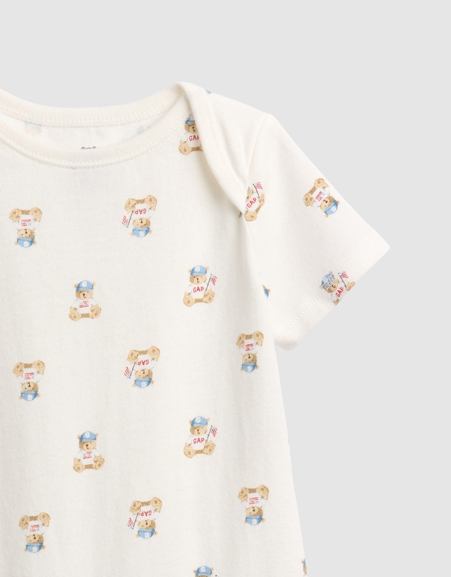 GAP - Print Jersey SS FF Single Bodysuit - Babies