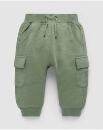 Purebaby - Cargo Track Pant -Kids-Babies