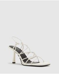 Nakedvice - The Monet White Heel