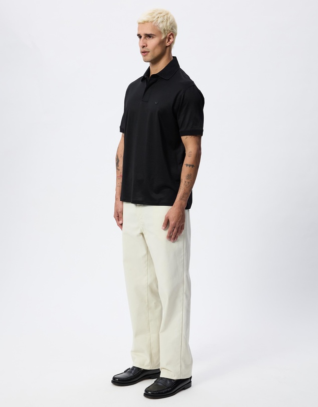 Emporio Armani - Rounded Micro Eagle Polo Shirt