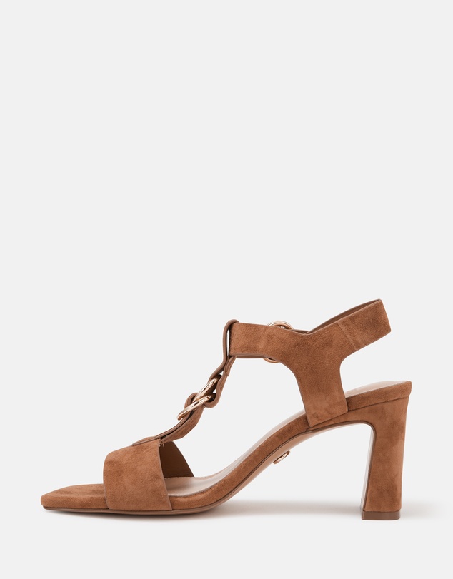 Wittner - Posy Suede Leather Slim Block Heels