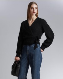& Other Stories - Mohair-Blend Knitted Wrap Cardigan