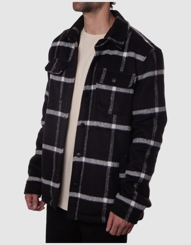 Fallen Footwear - Mens Lamb Jacket Black