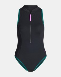 Modibodi - Puma X Modibodi Swimwear Zip Front One Piece Super Absorbency