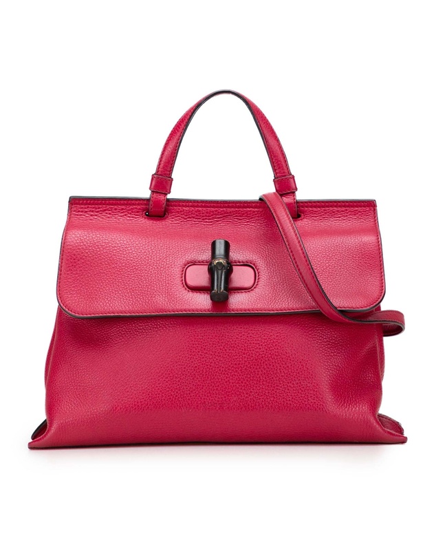Pre-Loved by Azura Reborn - Pre-Loved Medium Leather Bamboo Daily Satchel