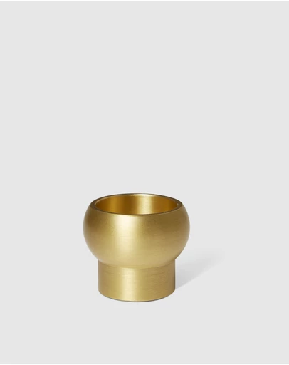Black Blaze - Figure I Brass Candle Holder