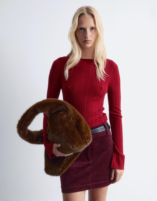 & Other Stories - Rib-Knit Wool Boatneck Top