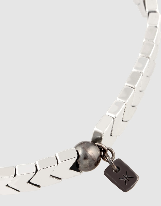 Kuzzoi - ICONIC EXCLUSIVE - Hematite Bead Bracelet in 925 Sterling Silver