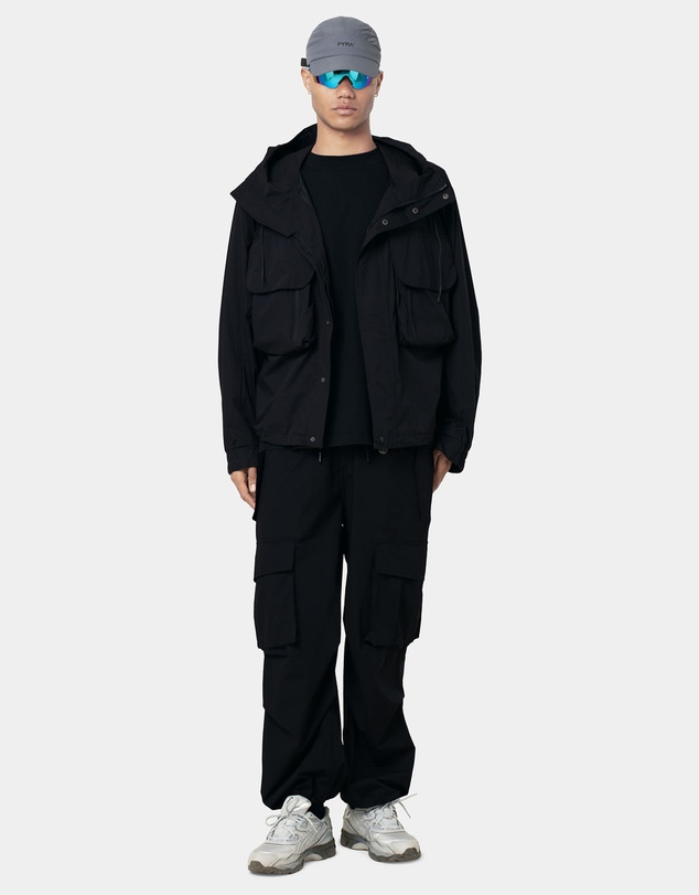 PYRA - CARGO SHELL JACKET- BLACK