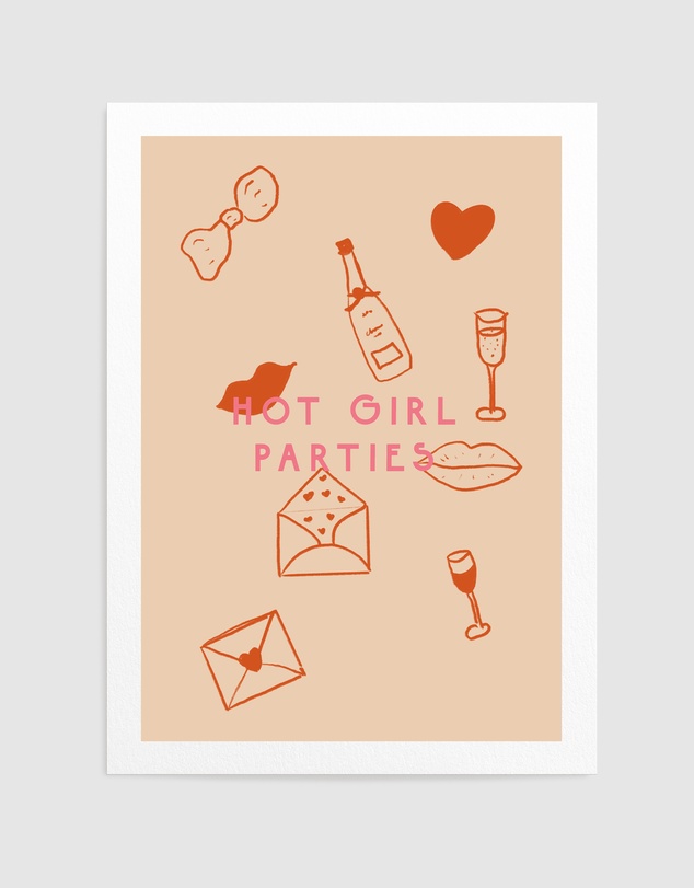 Olive et Oriel - Hot Girl Parties by Treechild Art Print