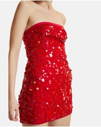 Cynthia Rowley - Strapless Sequin Mini Dress